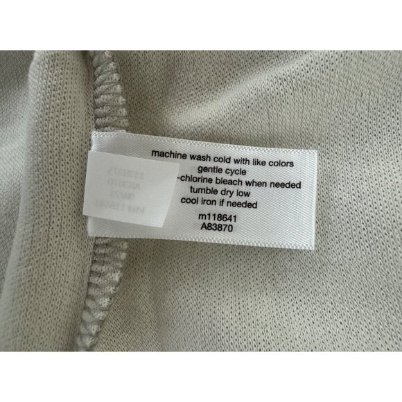 Lane Bryant Lurex Silver Sparkly Faux-Wrap Collar Midi Dress Size 22/24 3X Plus - Picture 11 of 11